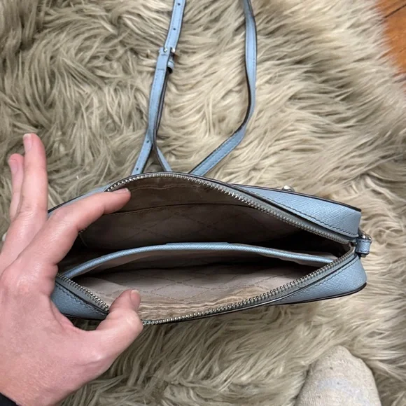 Michael Kors Sky Blue Crossbody Bag - Picture 11 of 15